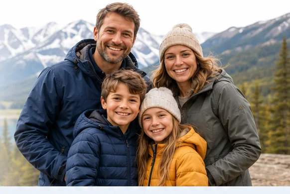 Family outdoors